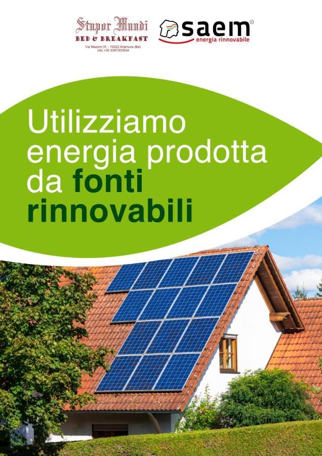 B&B Stupor Mundi Altamura Kültér fotó